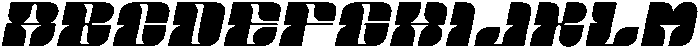 Ruma Daze Italic otf (400) Font UPPERCASE