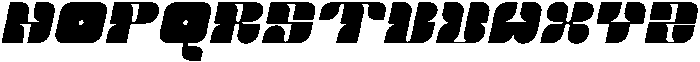 Ruma Daze Italic otf (400) Font UPPERCASE