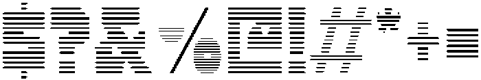 Ruma Hatch otf (400) Font OTHER CHARS