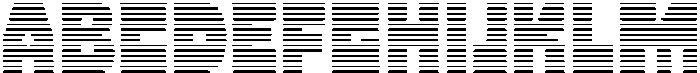 Ruma Hatch otf (400) Font UPPERCASE