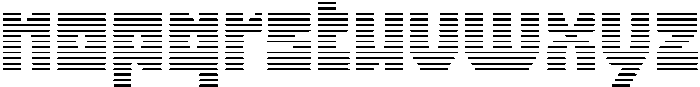 Ruma Hatch otf (400) Font LOWERCASE