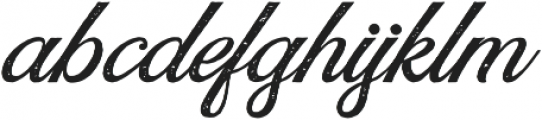 Rumble Brave Rough Script  otf (400) Font LOWERCASE