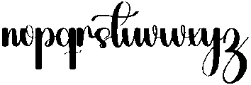Rumble Regular otf (400) Font LOWERCASE