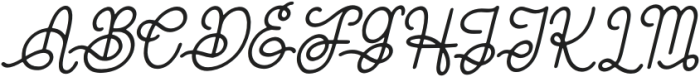 Rumelita Italic otf (400) Font UPPERCASE