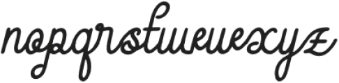 Rumelita Italic otf (400) Font LOWERCASE