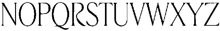 Rumera Regular otf (400) Font UPPERCASE