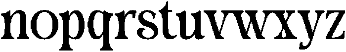Rumie Denim Regular otf (400) Font LOWERCASE