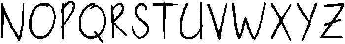 Rumiki Regular otf (400) Font UPPERCASE