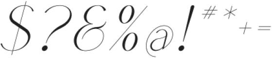 Ruminate Italic otf (400) Font OTHER CHARS
