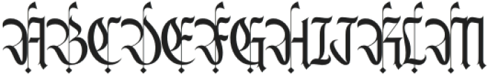 Rumonds-Regular otf (400) Font UPPERCASE