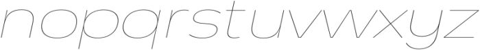 Rumson Hairline Italic otf (100) Font LOWERCASE