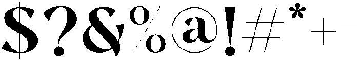 Runalto-Bold otf (700) Font OTHER CHARS