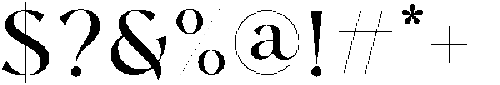 Runalto Medium otf (500) Font OTHER CHARS