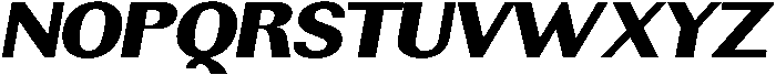 Rundale BlackExpandedItalic otf (900) Font UPPERCASE