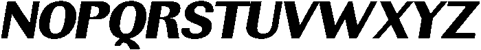 Rundale BlackSemExpIta otf (900) Font UPPERCASE