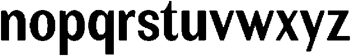 Rundale BoldCondensed otf (700) Font LOWERCASE
