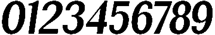 Rundale BoldCondensedItalic otf (700) Font OTHER CHARS