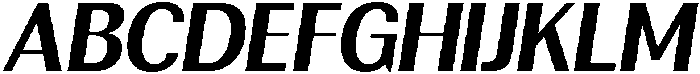 Rundale-BoldItalic otf (700) Font UPPERCASE