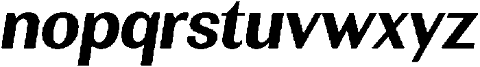 Rundale-BoldItalic otf (700) Font LOWERCASE