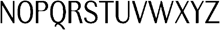 Rundale Condensed otf (400) Font UPPERCASE
