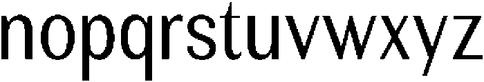 Rundale Condensed otf (400) Font LOWERCASE