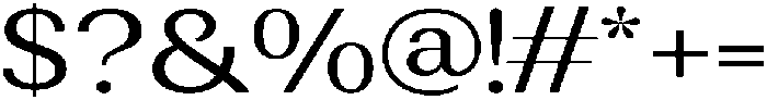 Rundale Expanded otf (400) Font OTHER CHARS