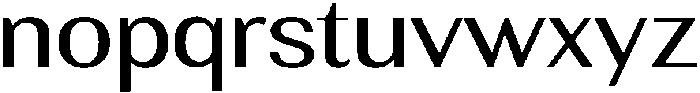 Rundale Expanded otf (400) Font LOWERCASE