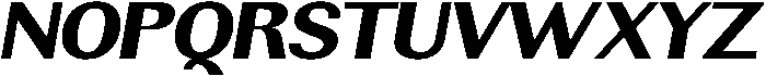 Rundale ExtBdExpIta otf (400) Font UPPERCASE