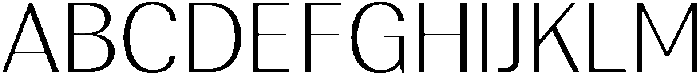 Rundale ExtLtSemExp otf (400) Font UPPERCASE