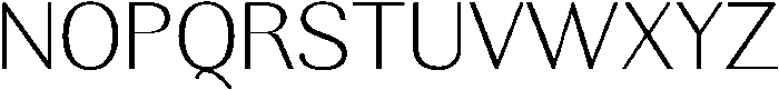 Rundale ExtLtSemExp otf (400) Font UPPERCASE