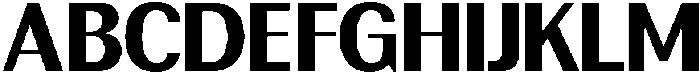 Rundale ExtraBold otf (700) Font UPPERCASE