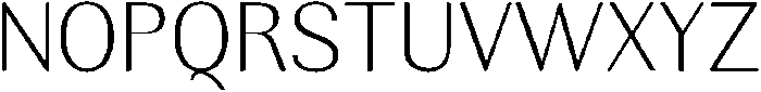 Rundale ExtraLight otf (200) Font UPPERCASE