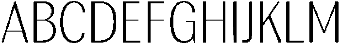 Rundale ExtraLightCondensed otf (200) Font UPPERCASE