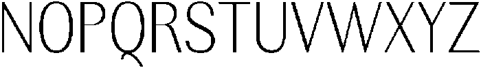 Rundale ExtraLightCondensed otf (200) Font UPPERCASE