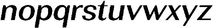 Rundale MedSemExpIta otf (400) Font LOWERCASE