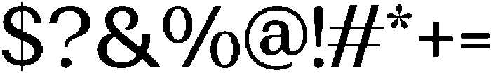 Rundale Medium otf (500) Font OTHER CHARS