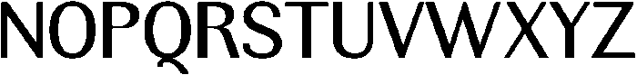 Rundale Medium otf (500) Font UPPERCASE