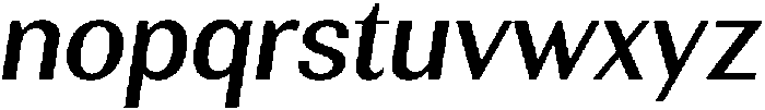 Rundale MediumItalic otf (500) Font LOWERCASE