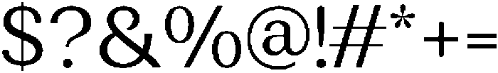 Rundale-Regular otf (400) Font OTHER CHARS