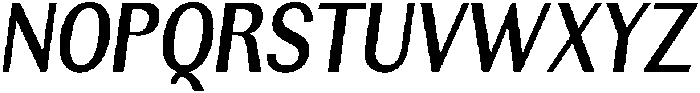 Rundale SemBdCondIta otf (400) Font UPPERCASE