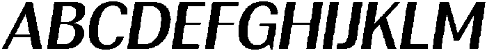 Rundale SemiBoldItalic otf (600) Font UPPERCASE