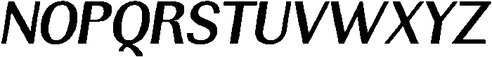 Rundale SemiBoldItalic otf (600) Font UPPERCASE