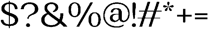 Rundale SemiExpanded otf (400) Font OTHER CHARS
