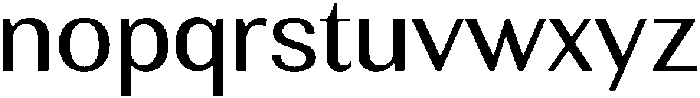 Rundale SemiExpanded otf (400) Font LOWERCASE
