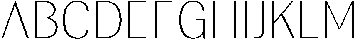 Rundale Thin otf (100) Font UPPERCASE