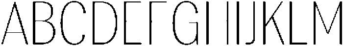 Rundale ThinCondensed otf (100) Font UPPERCASE