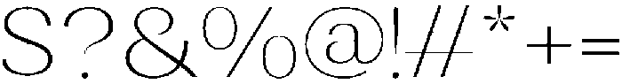 Rundale ThinExpanded otf (100) Font OTHER CHARS