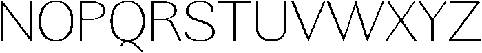 Rundale ThinExpanded otf (100) Font UPPERCASE
