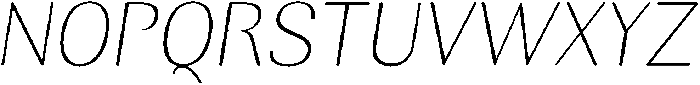Rundale ThinItalic otf (100) Font UPPERCASE