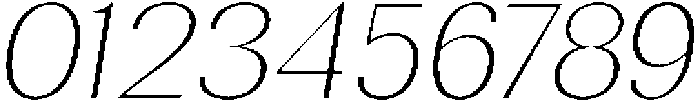 Rundale ThinSemExpIta otf (100) Font OTHER CHARS
